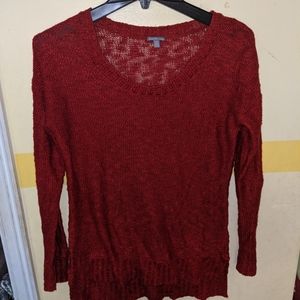 Red lightweight sweater